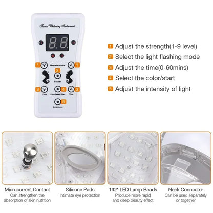 7 Colors LED Facial Mask
