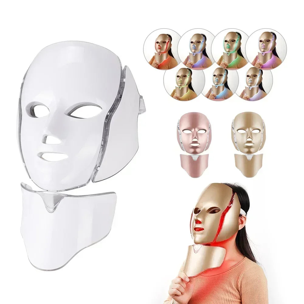 7 Colors LED Facial Mask
